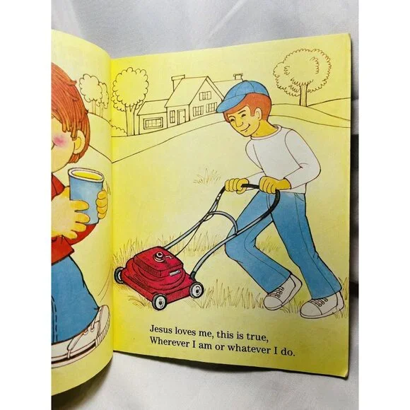 Jesus Loves Me All The Time, A Happy Day Book Vintage Children's Hardcover - Picture 6 of 12